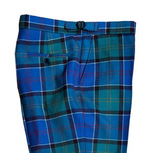 Straight Waistband Trousers in Ayrshire Ancient Tartan