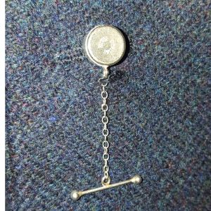 Highlander Lapel Pin - Sterling Silver