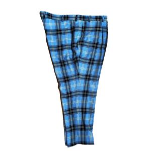 Straight Waistband Trousers in Bell of the Borders Tartan