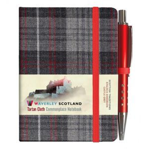 Kinloch Anderson Tartan Notebook in Castle Grey Tartan