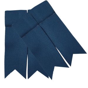 Blue Ancient Garter Flashes to tone with kilt