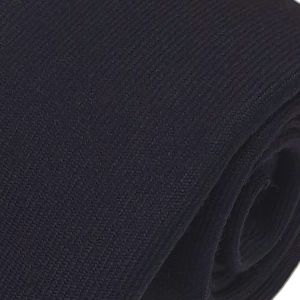 Blue Modern plain wool tie to tone with kilt