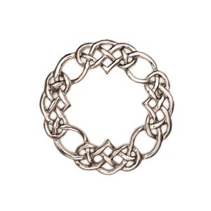 Interlace Celtic Brooch in Pewter