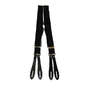 Trouser Button Braces - black