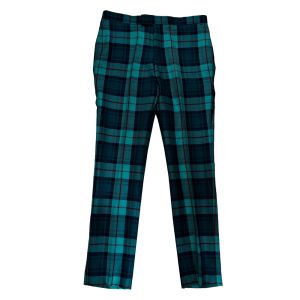 Straight Waistband Trousers in Cranston Modern Tartan