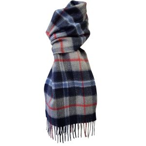 Cashmere Scarf in Douglas Navy Tartan
