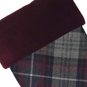 Christmas Stocking in Kinloch Anderson Castle Grey Tartan