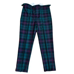 Fishtail Trousers in Armstrong Modern Tartan