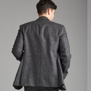 The Cairngorm Highland Jacket in Charcoal Grey Tweed