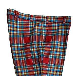 Straight Waistband Trousers in Chattan Ancient Tartan