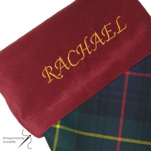 Christmas Stocking in Kinloch Anderson Heather Tartan