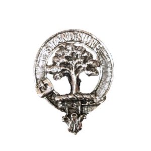 Clan Crest Cap Badge in Pewter Finish