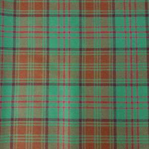 100% LIGHTWEIGHT WORSTED WOOL CLOTH - COUNTY DUBLIN TARTAN