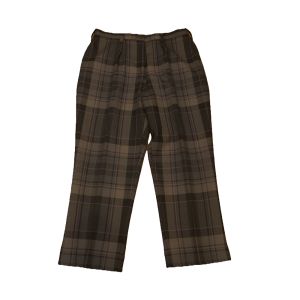 Ladies Trousers in Clunie Burn Charcoal Tartan 
