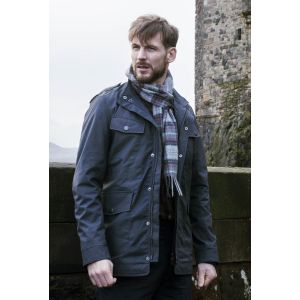 The Colinton Military Wax Jacket - Navy Blue - REDUCED TO CLEAR