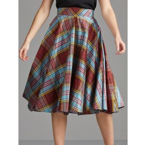 Dancing Daisy full circle 100% pure silk skirt in Anderson Tartan