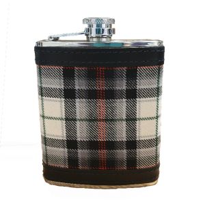HIP FLASK IN EDINBURGH ZOO PANDA TARTAN