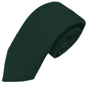 Green Ancient plain wool tie to tone with kilt