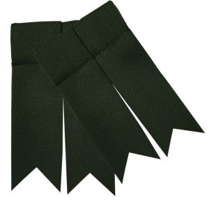 Green Modern Garter Flashes to tone with kilt