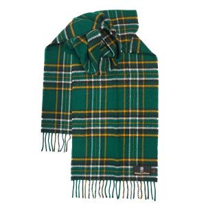 Irish National Lambswool Tartan Scarf