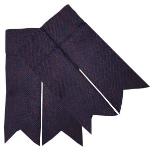 Twilight Tweed Garter Flashes to tone with kilt 
