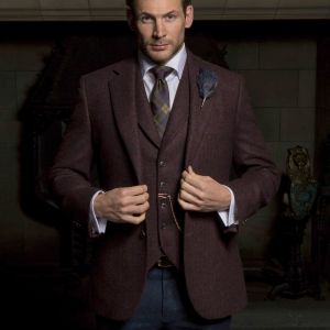 The Cairngorm Highland Tweed Jacket in Pheasant