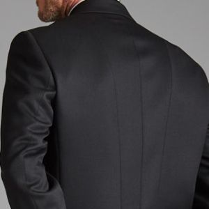 The Kinloch Anderson Coatee and Vest in Black Barathea