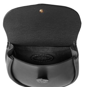 Italian Leather Day Sporran - Mackenzie Leather x Kinloch Anderson - Black