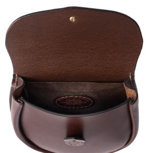 Italian Leather Day Sporran - Mackenzie Leather x Kinloch Anderson - Chestnut Brown