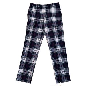 Straight Waistband Trousers in Kinloch Anderson Dress Tartan