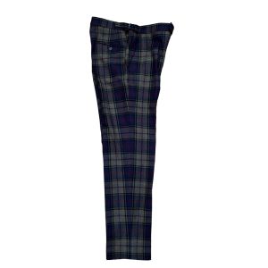 Straight Waistband Trousers in Kinloch Anderson Tartan
