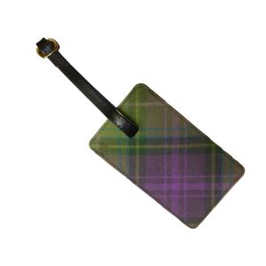 Luggage Tag in Kinloch Anderson Heather Tartan