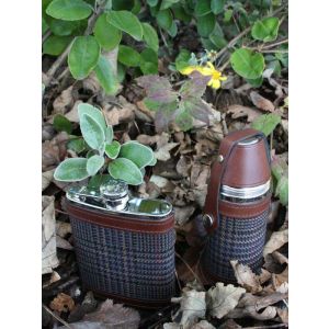 Kinloch Anderson Glen Check Hip Flask