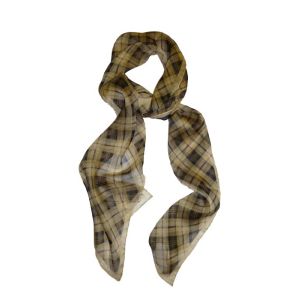 Kinloch Anderson House Check Silk Voile Scarf