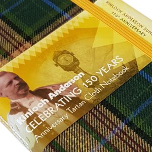Kinloch Anderson Commonplace Notebook in Kinloch Anderson Sundial 150th Anniversary Tartan