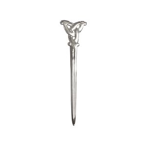 Hallmarked Sterling Silver Celtic Staff Kilt Pin