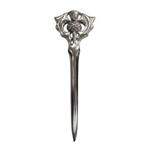 Pewter Thistle Kilt Pin
