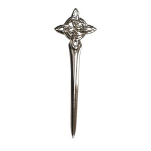 Celtic Knot Kilt Pin Hallmarked Sterling Silver