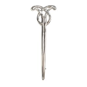 Celtic Flourish Kilt Pin in Hallmarked Sterling Silver by Hamilton and Inches