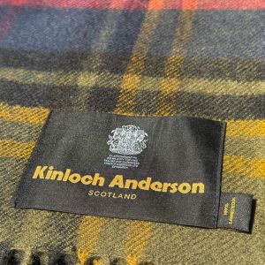 Lambswool Throw in Kinloch Anderson Tartan