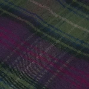 Lambswool Throw in Kinloch Anderson Heather Tartan