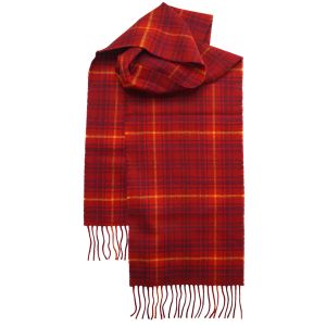 Kinloch Anderson Rowanberry Lambswool Tartan Scarf