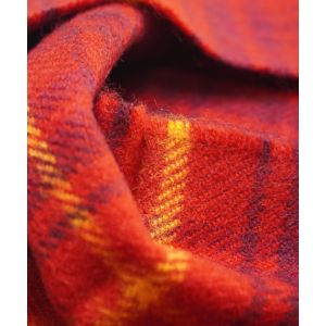 Lambswool Scarf in Kinloch Anderson Rowanberry Tartan