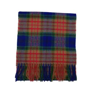 Lambswool Scarf in Longford County Tartan