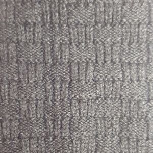 Light Grey Kilt Hose with Basket Weave Top
