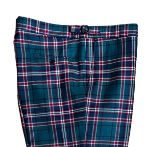 Straight Waistband Trousers in MacFarlane Hunting Ancient Tartan