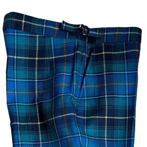 Straight Waistband Trousers in Macinnes Hunting Ancient Tartan