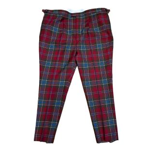 Fishtail Trousers in Maclean of Duart Weathered Tartan