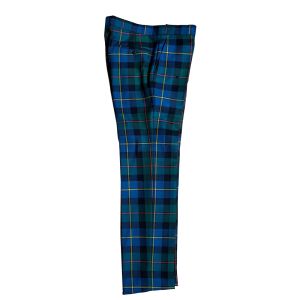 Straight Waistband Trousers in Macleod of Harris Ancient Tartan