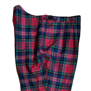 Fishtail Trousers in MacPherson Red Ancient Tartan